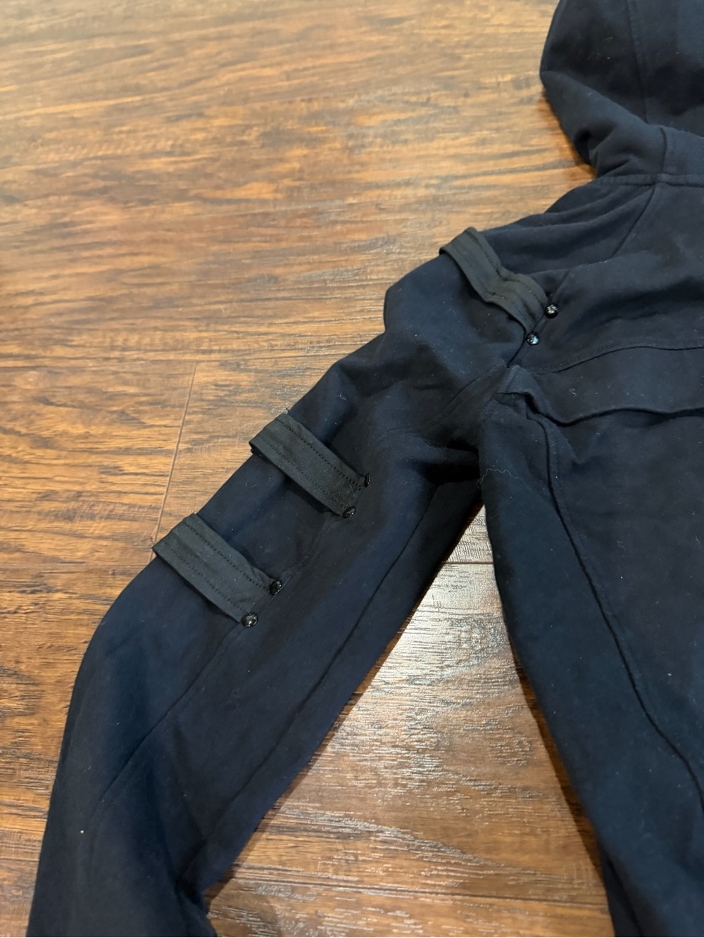 bebe Sport Women's Black Zip-Up Hoodie Size XS - Picture 3 of 9